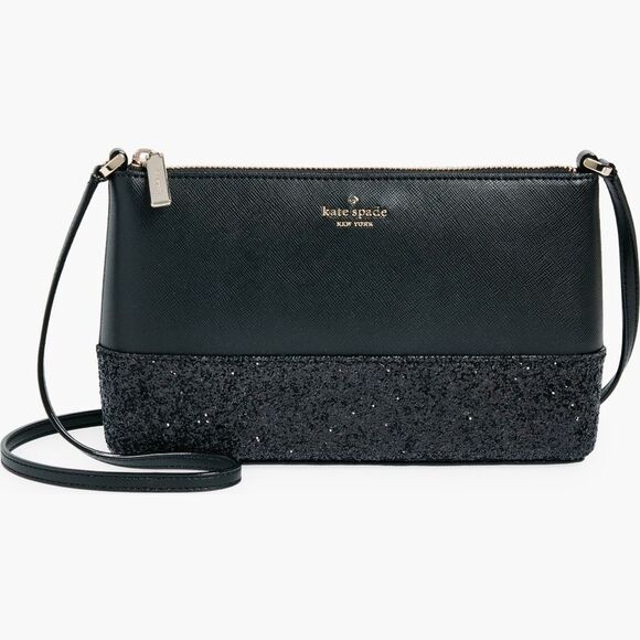 NWT Kate Spade Black Crossbody Bag - Picture 1 of 8